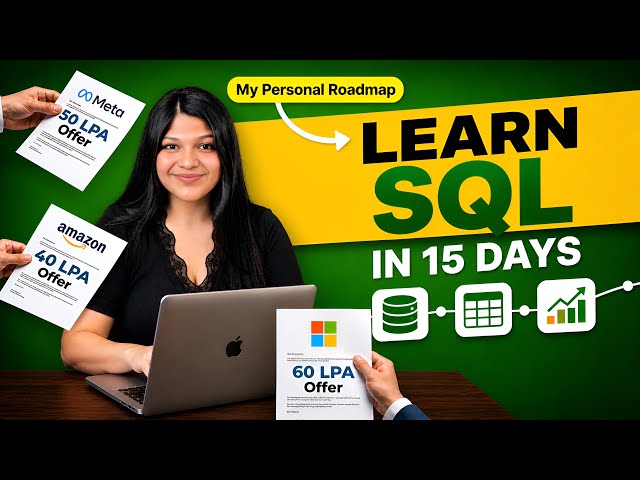 Learn Complete SQL for Data Analytics in Just 15 Days (Guaranteed)