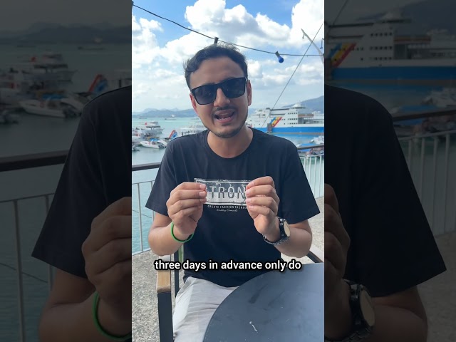 Sunset Cruise in Langkawi Island Tips 🏝️ #shorts