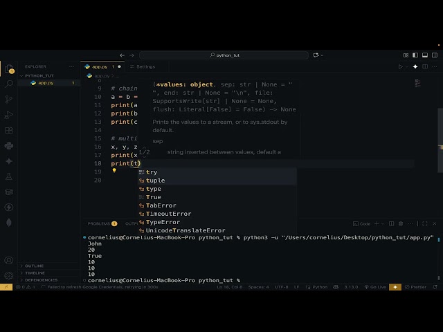 Python for absolute beginners