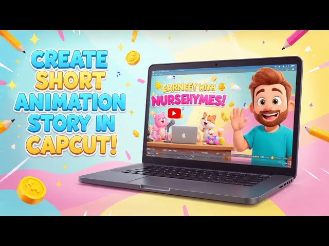 How to Create a Short Animation Story & Edit Like a Pro in CapCut | Easy Tutorial for Beginners 2025