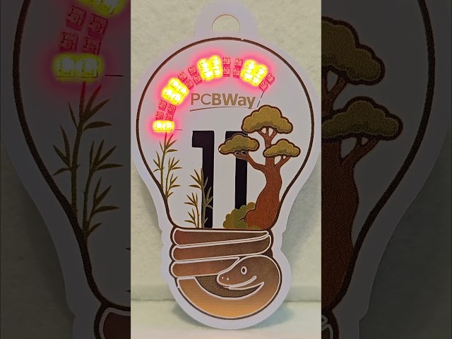 Functionality Demo: Innovation Lightbulb Badge - Touch-Activated RGB (STM8 in Arduino)