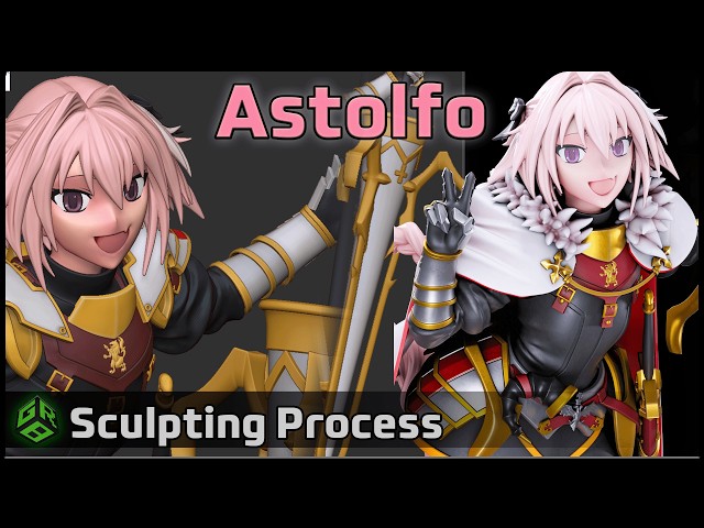 07 - Astolfo - Lance Sculpting & Hard Surface