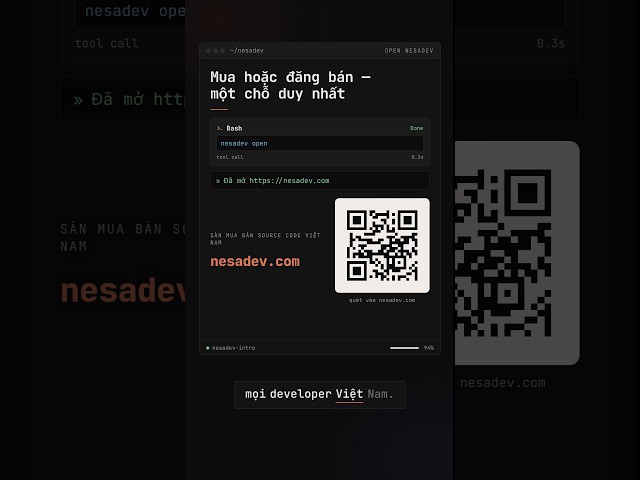 Sàn mua bán source code Việt Nam: Web, Mobile, Desktop, Theo Lĩnh Vực, Đồ Án, WordPress, Tài Liệu