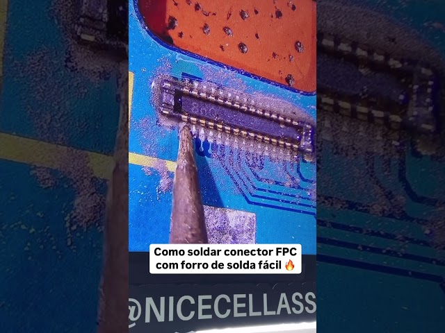 How to Solder FPC Connectors on Soldering Iron 🔥