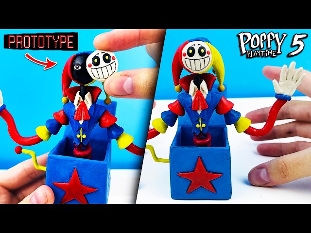 Making Prototype (joke box) Poppy Playtime Chapter 5 with Clay