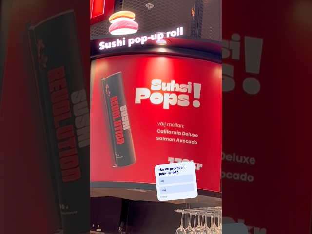 🍣 Sushi pops! #noraochpappa #sushirevolutions #mos #mallofscandinavia