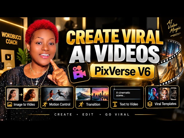 Create Viral AI Videos, Transitions & Motion Control with PixVerse V6 Tutorial 🔥 