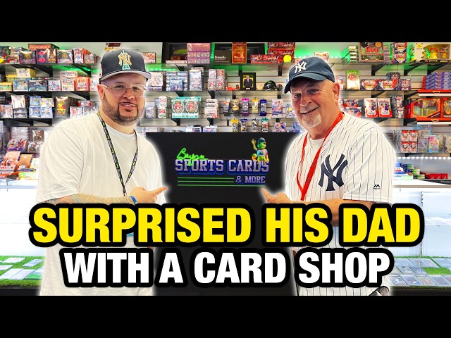 He Secretly Built His Dad's DREAM Card Shop