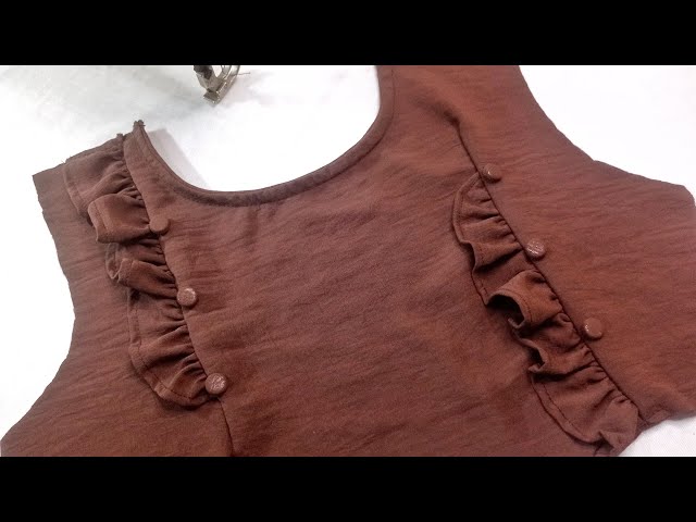 Simple Designs for Sewing Women's Ruffles | Sewing Technique.