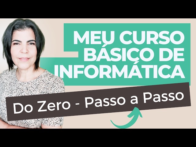 Aula de Informática para Iniciantes Windows +  Word Ou Participe do meu Curso ao Vivo de Excel.