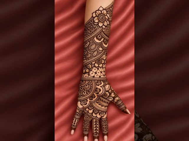 #shortsfeed 🌿latest front hand mehndi design 2026 #shorts #mehndi #trending