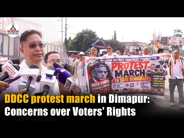 DDCC protest march in Dimapur: Concerns over Voters' Rights