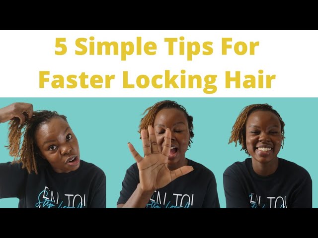 5 Tips To Make Hair Loc Faster | Locking Hair Faster For Beginners (Easy & Beginner Friendly)