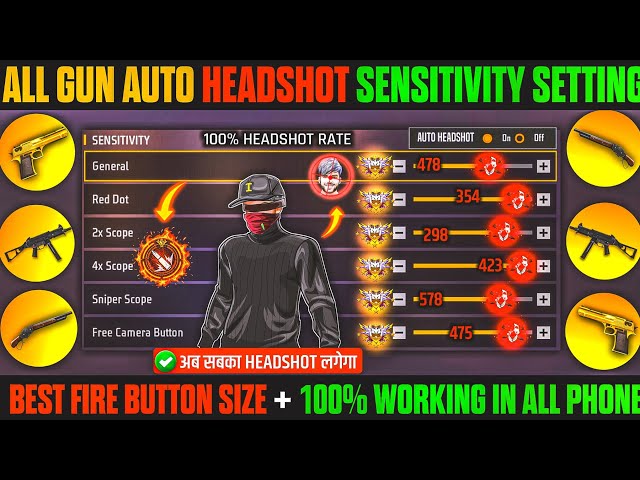 Free Fire Headshot Setting After Ob55 Update 2026⚡Best Sensitivity Settings ⚙️| Sensitivity Setting