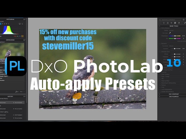 DxO Photolab 10 | Auto-apply Presets