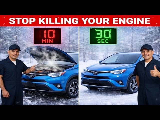 STOP Warming Up Your Car for 10 Minutes! (You're Destroying It)