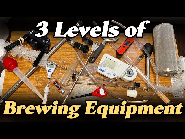 3 Levels of Homebrewing Equipment to Own