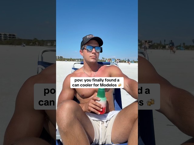 pov: you finally found a can cooler that fits MODELOS 🍻 #frostbuddy #shorts