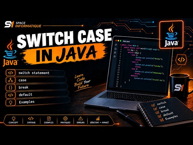 Switch Case in Java | Switch Statement Case Break Default | Space Informatique