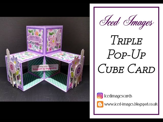 Triple Pop Up Cube Card (ORIGINAL DESIGN)