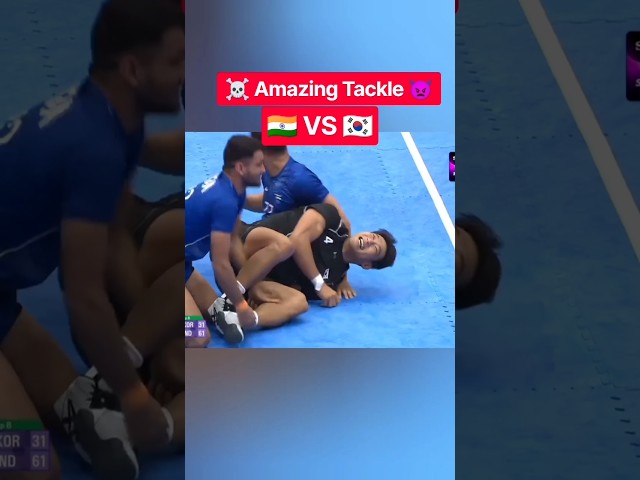 🔥 AMAZING TACKLE! 💥 Powerful Kabaddi Defence | Unbelievable Tackle Moment 😱 | Kabaddi Highlights
