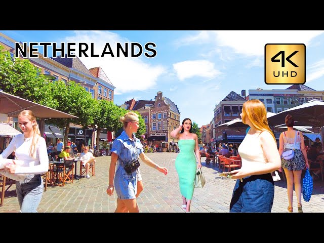 Zwolle Walk | Zwolle, the most beautiful city in the Netherlands | Zwolle Walking Tour 4K UHD