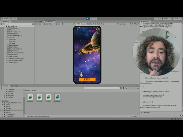 Adding Points & Health to 2D Mobile Unity Game 👾
