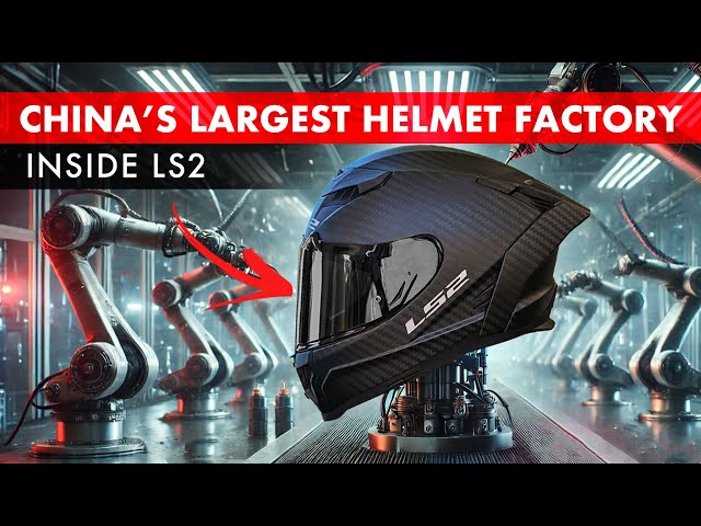 The Incredible Engineering behind LS2 Helmets! FACTORY TOUR CHINA!