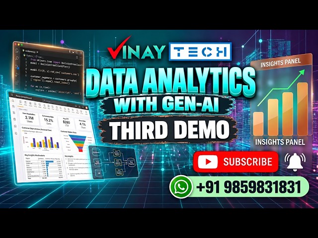 Data Analytics with Gen AI Fundamentals || Data Analytics End-End Implementation