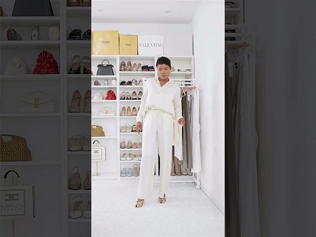 L'idée de look élégant tout en blanc pour l'été ! ✨🤍
