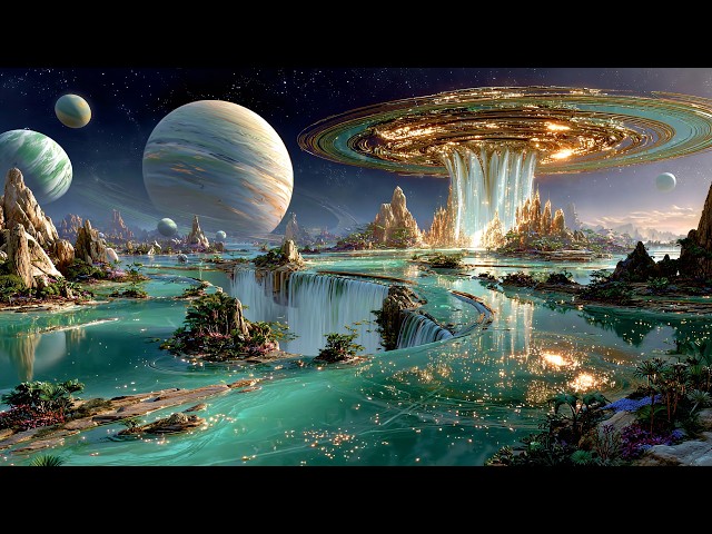Flows of Universes — Deep Space Ambient & Meditative Cosmic Journey | 4K