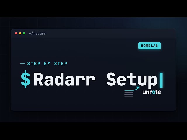 Radarr Setup step by step Process