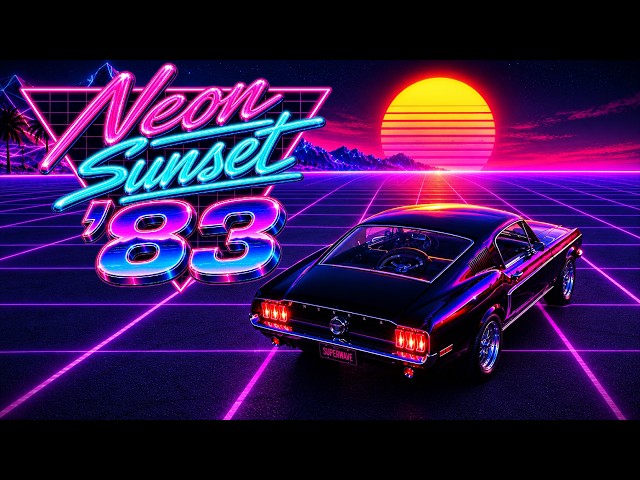 Neon Sunset '83 - Synthwave mix | Retrowave | Chillwave 80s [SUPERWAVE]
