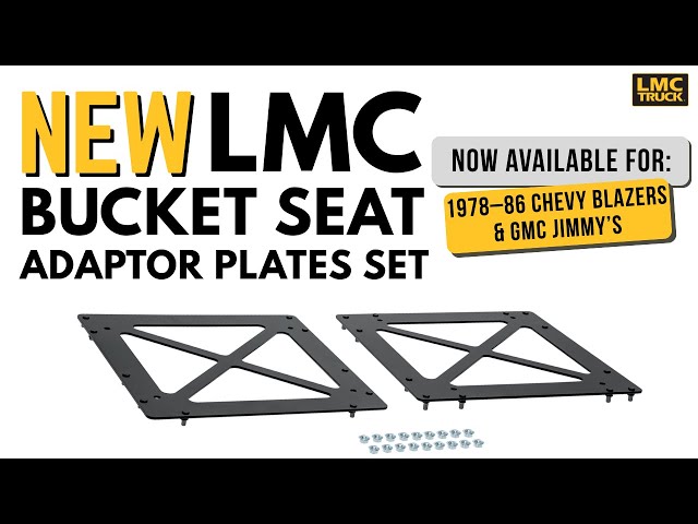LMC Bucket Seat Adaptor Plates | 1978–86 Chevy Blazer & GMC Jimmy