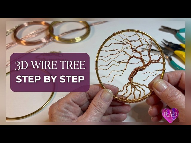 How to make a Wire Tree, Step by Step, with 3D Effect 