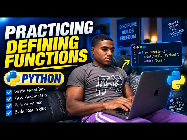 Python Functions for Beginners | How to Define Functions, Use Parameters & Return Values