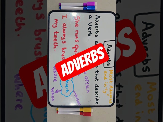 Adverbs #youtube #viral#shorts #short #shortvideo #ytshorts #educationallearning #learning #english