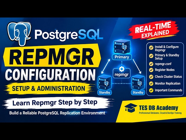 REPMGR CONFIGURATION|POSTGRESQL|REALTIME