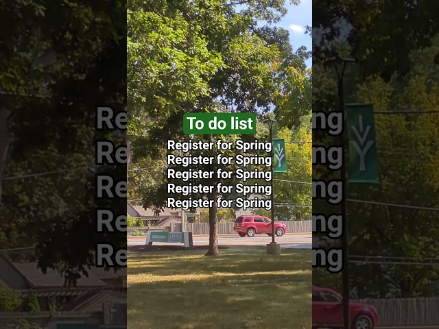 Spring registration open! Upcoming registration fair: 🗓️ Sept 16 🕘 9 a.m. - 6 p.m.📍 Student Life Gym
