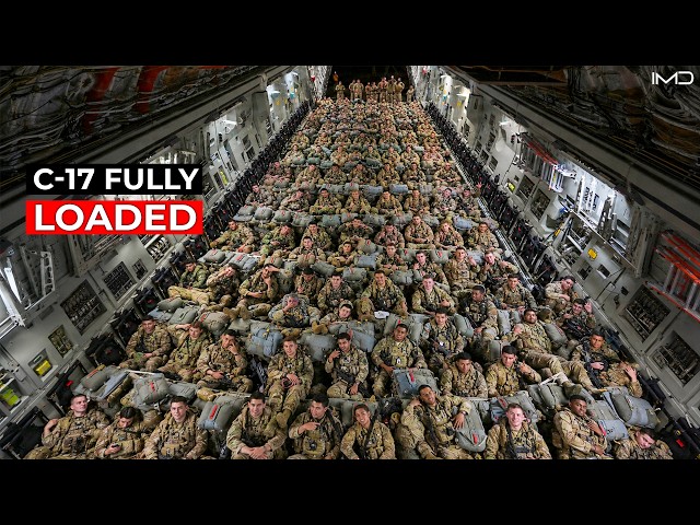 How the U S  Military Moves Hundreds of Paratroopers Into Battle: Inside the C-17 Globemaster III