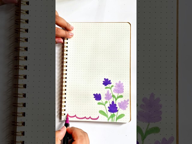 Cute front page border design ideas for project #art #diy #satisfying #shorts #doodle