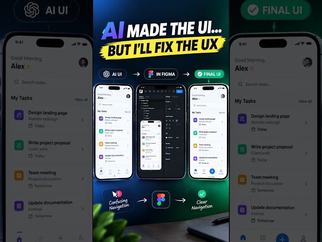 AI Made This UI… But There’s a BIG UX Problem 👀 #shorts