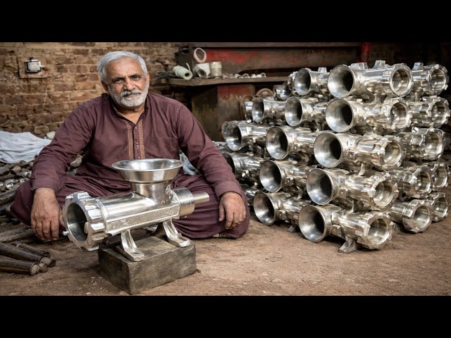 Meat Grinder Machine Manufacturing Process | How a Meat Mincer is Made