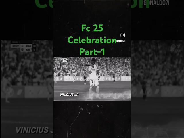 FC 25 New Celebrations(Part-1)#fc25 #football #footballedits #footballshorts #soccer #footballskills