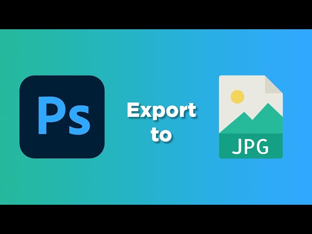 Easily Flatten & Export a JPG file from Photoshop (PSD File)