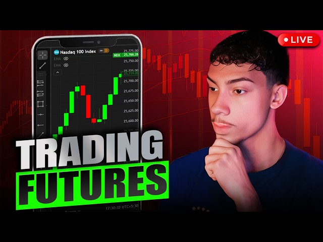LIVE TRADING + GIVING AWAY FREE FUNDED ACCOUNTS RIGHT NOW, JOIN UP! | NQ & ES Futures Live Trading