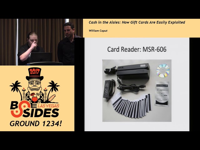 G1234! - Cash in the Aisles: How Gift Cards are Easily Exploited - William Caput