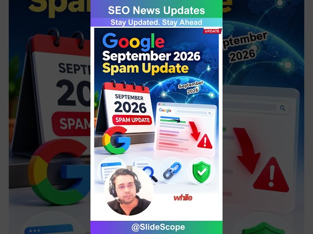 Google has started rolling out its September 2026 Spam Update globally.