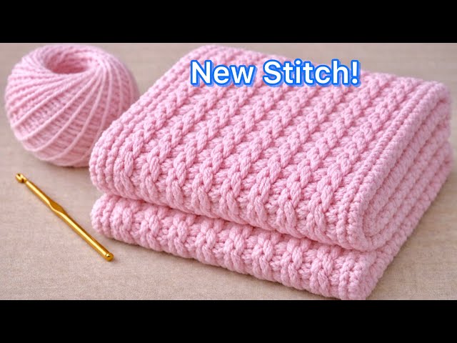 NEW!⚡️🩵 Super Easy Crochet Baby Blanket Pattern for Beginners (Step by Step)