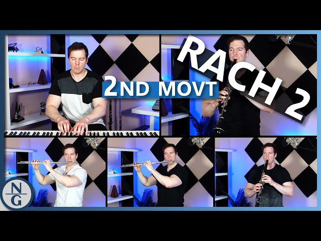 Rachmaninoff - Piano Concerto No. 2 - 2nd movement | Arranged by Nathan Glenn